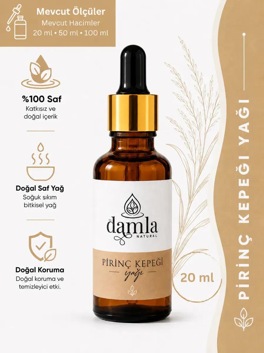 Pirinç Kepeği Yağı