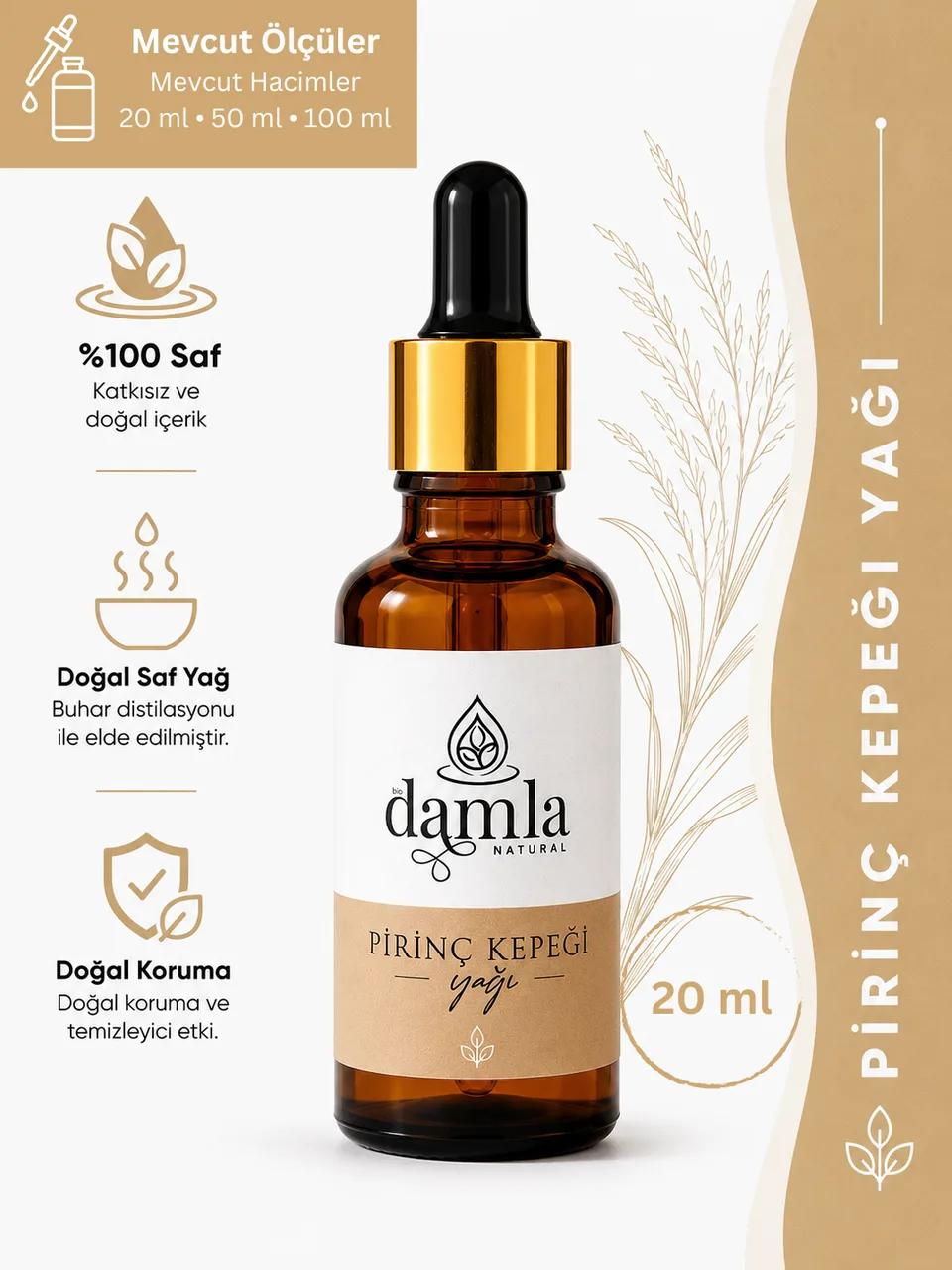 Pirinç Kepeği Yağı