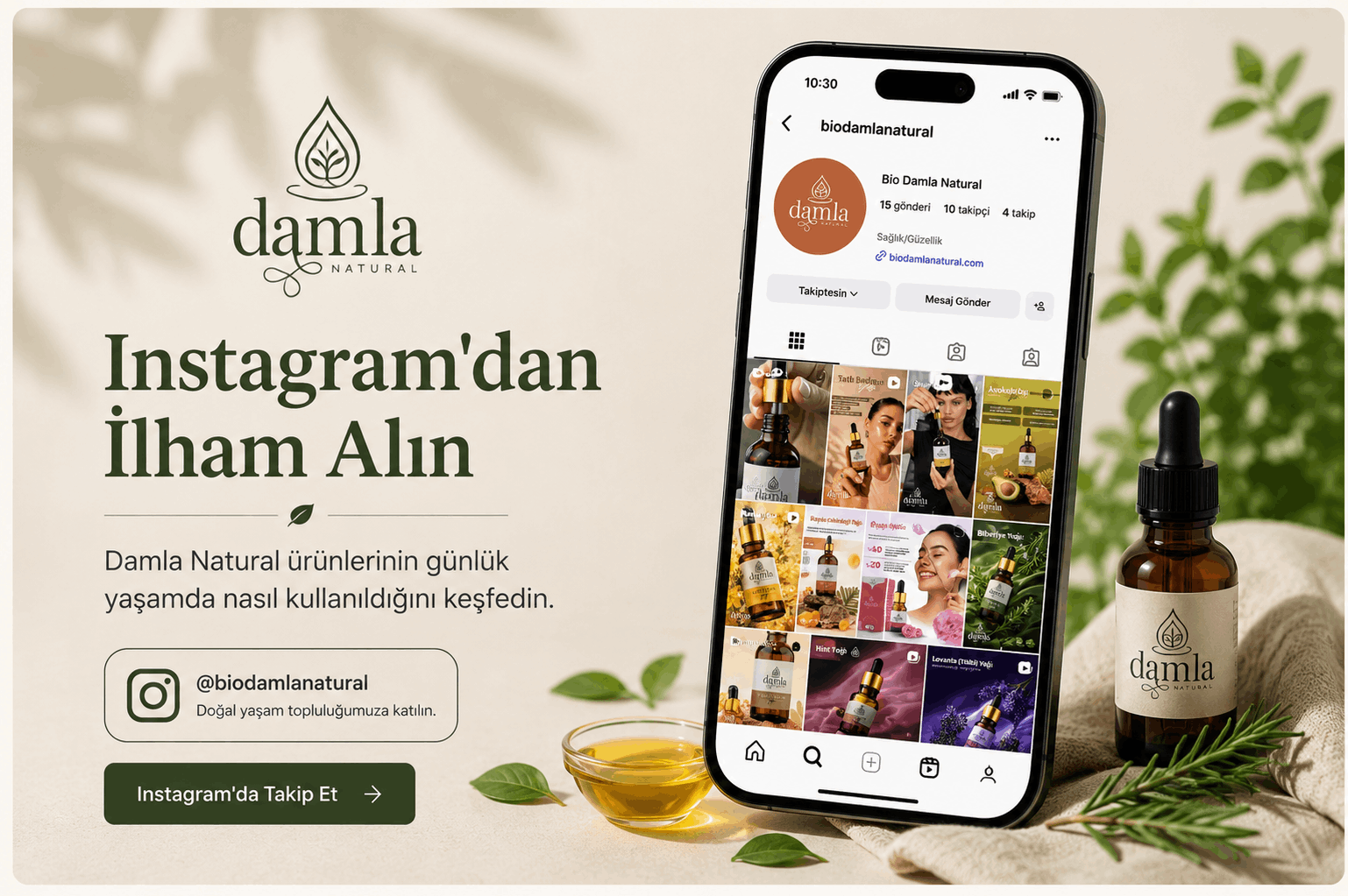 Instagram'dan İlham Alın — Damla Natural