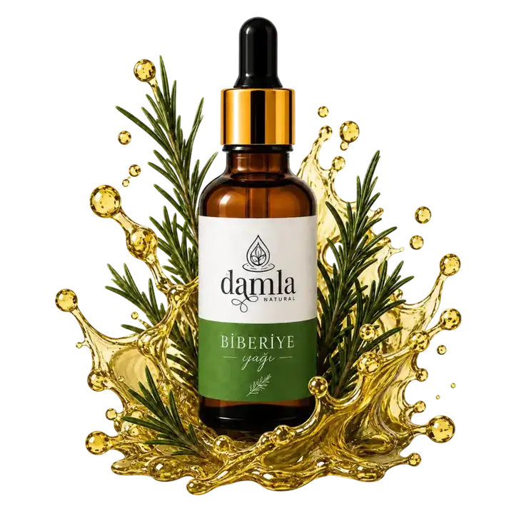 BioDamla Natural yağ şişeleri ve bitkisel hammaddeler